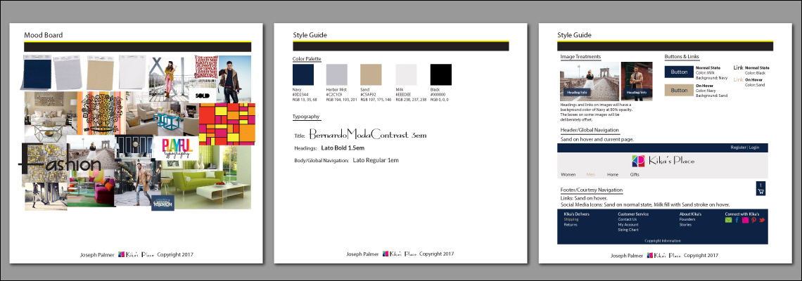 Website Wireframes